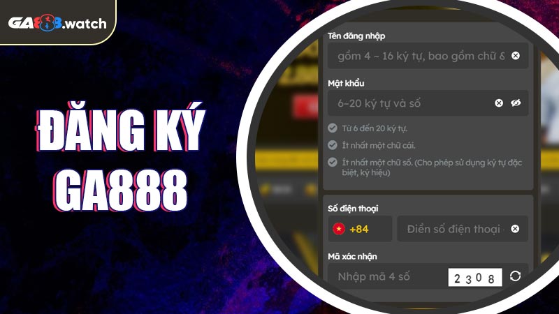 Đăng Ký GA888