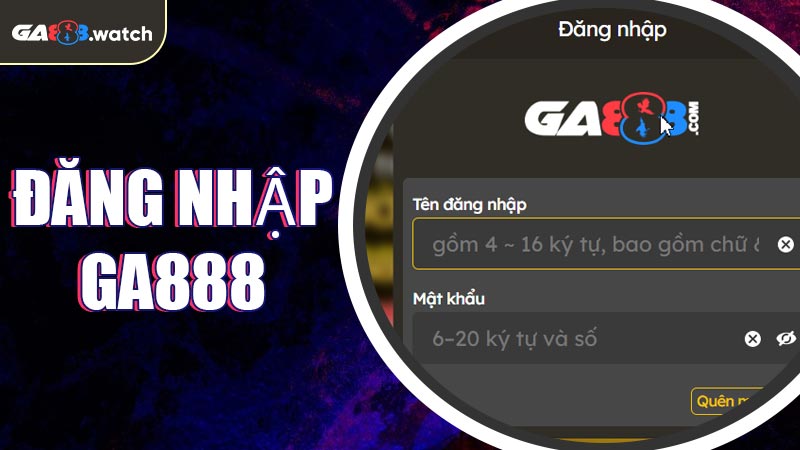 Đăng Nhập GA888